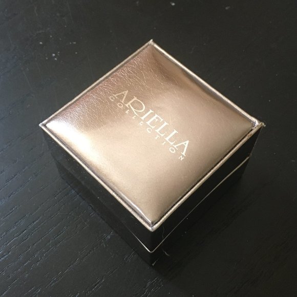 Ariella Collection Stone Flower Ring - Yellow - Picture 8 of 8